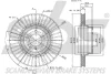 Превью - 1815311560 SBS Тормозной диск (фото 3)