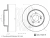 ADU1743119 BLUE PRINT Тормозной диск