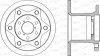 BDA1767.10 OPEN PARTS Тормозной диск