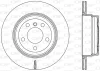 BDR2465.20 OPEN PARTS Тормозной диск