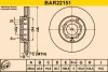 BAR22151 BARUM Тормозной диск