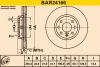 BAR24166 BARUM Тормозной диск