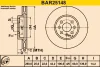 BAR25148 BARUM Тормозной диск