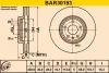 BAR30193 BARUM Тормозной диск