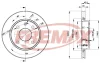 Превью - BD-1064 FREMAX Тормозной диск (фото 2)