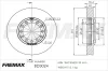 BD-3024 FREMAX Тормозной диск