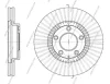 Превью - M330A23 NPS Тормозной диск (фото 3)