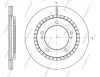 Превью - S330I18 NPS Тормозной диск (фото 2)