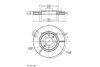 P330-005 ASHUKI by Palidium Тормозной диск