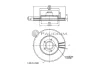 P330-014 ASHUKI by Palidium Тормозной диск