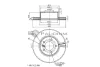 P330-083 ASHUKI by Palidium Тормозной диск