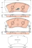 GDB3448DT TRW Комплект тормозных колодок, дисковый тормоз