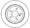 BBD4354 BORG & BECK Тормозной диск