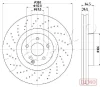 600527C JAPKO Тормозной диск