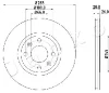 600627 JAPKO Тормозной диск