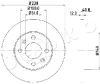 600714 JAPKO Тормозной диск
