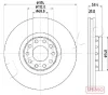 600924C JAPKO Тормозной диск