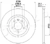 600944 JAPKO Тормозной диск