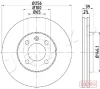 600951C JAPKO Тормозной диск