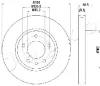 600957 JAPKO Тормозной диск