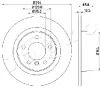 610102 JAPKO Тормозной диск