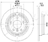 610119 JAPKO Тормозной диск