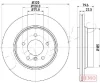 610128C JAPKO Тормозной диск