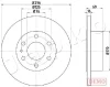 610225C JAPKO Тормозной диск