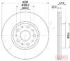 610229C JAPKO Тормозной диск