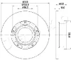 610312 JAPKO Тормозной диск