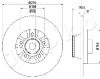 610511 JAPKO Тормозной диск