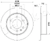 610527 JAPKO Тормозной диск