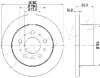 610609 JAPKO Тормозной диск
