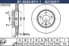 B1.G222-0211.1 GALFER Тормозной диск