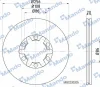 MBC030205 MANDO Тормозной диск