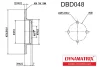 DBD048 DYNAMATRIX Тормозной диск