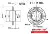 DBD1104 DYNAMATRIX Тормозной диск