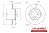 DBD124 DYNAMATRIX Тормозной диск