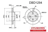 DBD1294 DYNAMATRIX Тормозной диск
