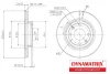 DBD1603 DYNAMATRIX Тормозной диск