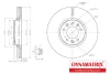 DBD1615 DYNAMATRIX Тормозной диск