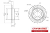 DBD1627 DYNAMATRIX Тормозной диск