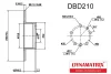 DBD210 DYNAMATRIX Тормозной диск