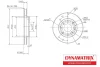 DBD447 DYNAMATRIX Тормозной диск