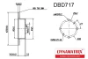 DBD717 DYNAMATRIX Тормозной диск