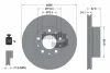 BDS1032 BENDIX Braking Тормозной диск