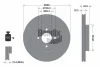 BDS1278 BENDIX Braking Тормозной диск