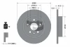 BDS1334 BENDIX Braking Тормозной диск