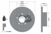 BDS1342 BENDIX Braking Тормозной диск