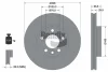 BDS1445 BENDIX Braking Тормозной диск